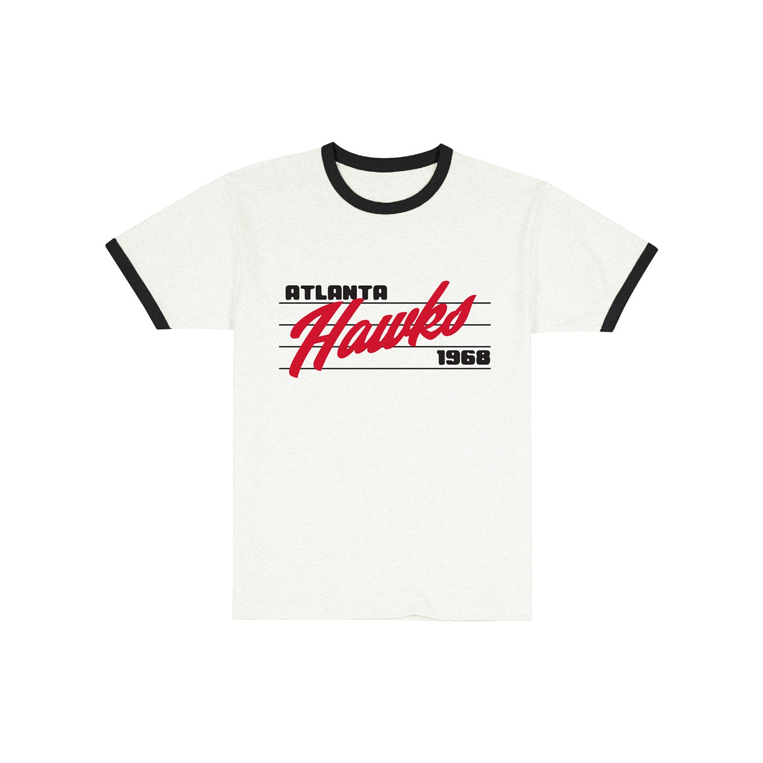 Uscape Hawks Vintage Black Sleeve Ringer Tee