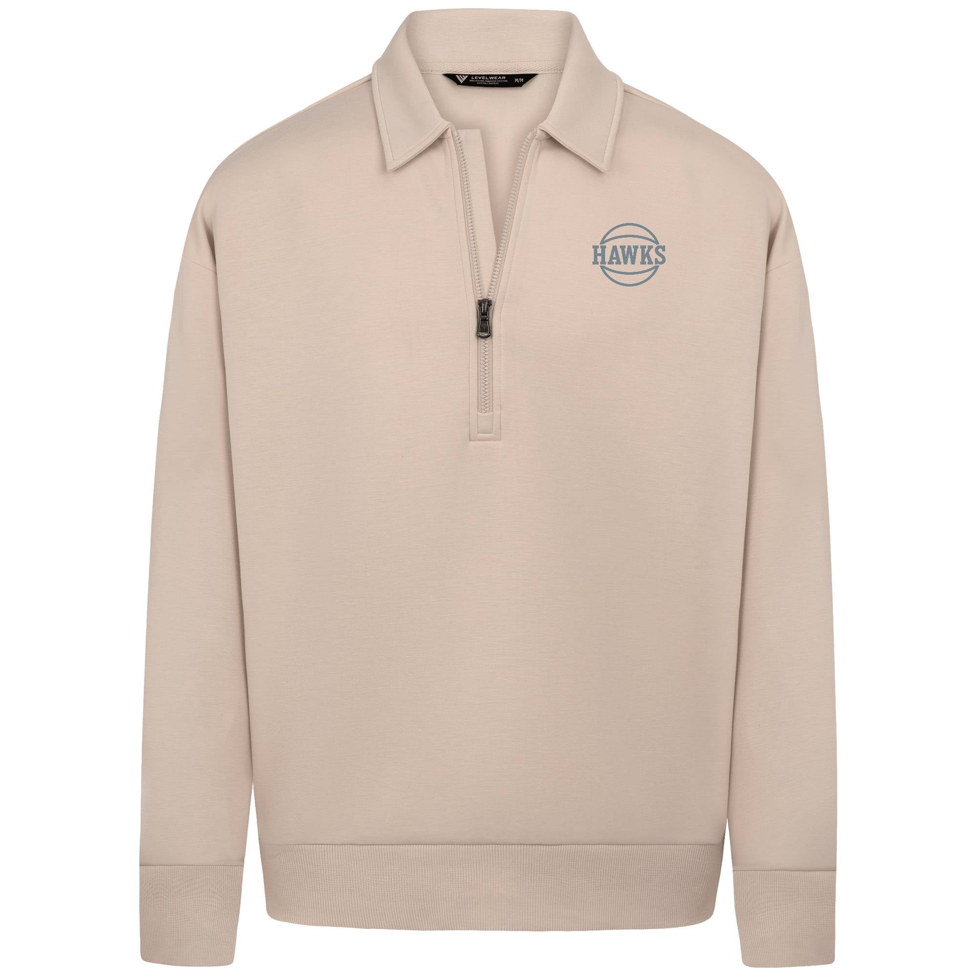 Levelwear Peachtree Signature Peach Quarter Zip | Atlanta Hawks Shop