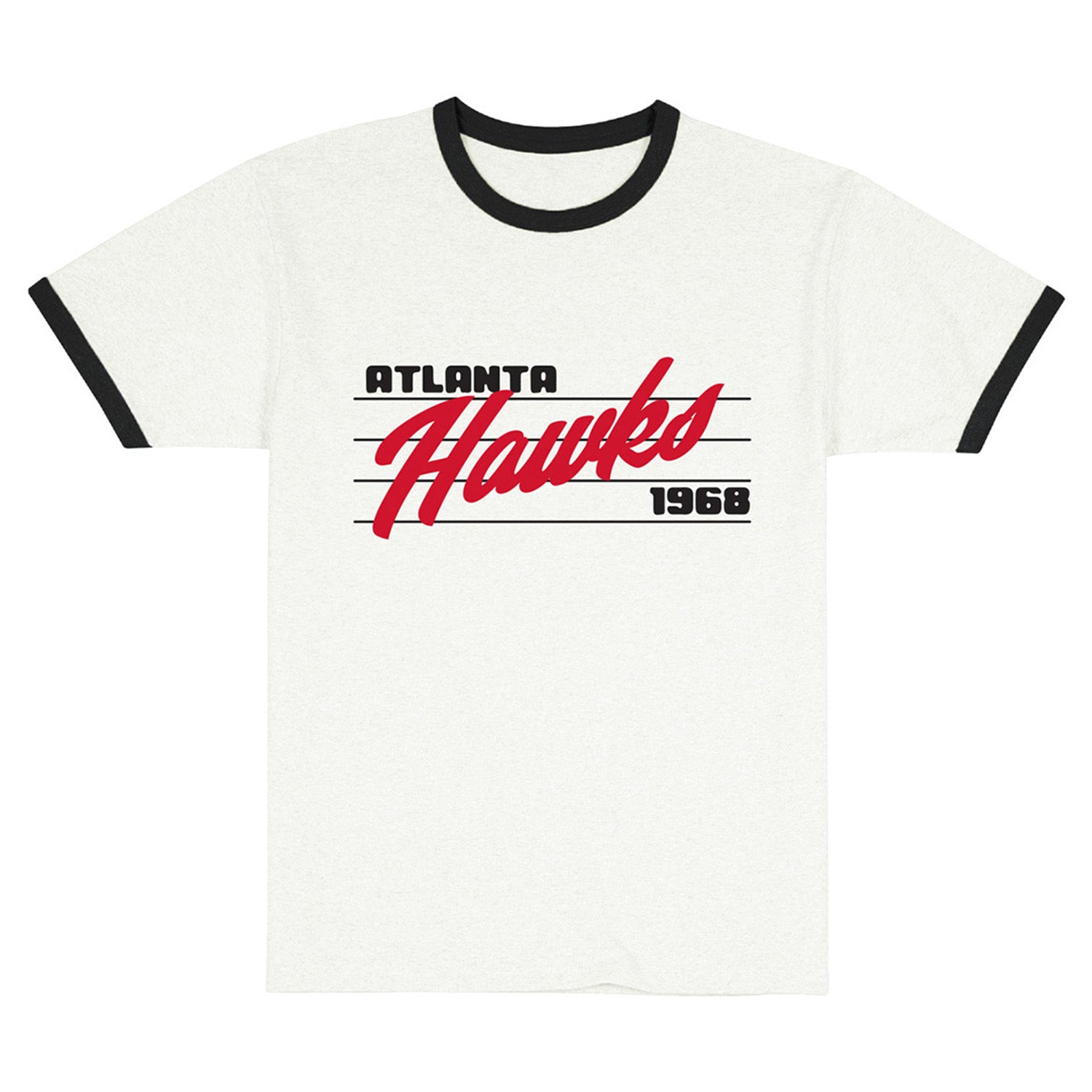 Uscape Hawks Vintage Black Sleeve Ringer Tee