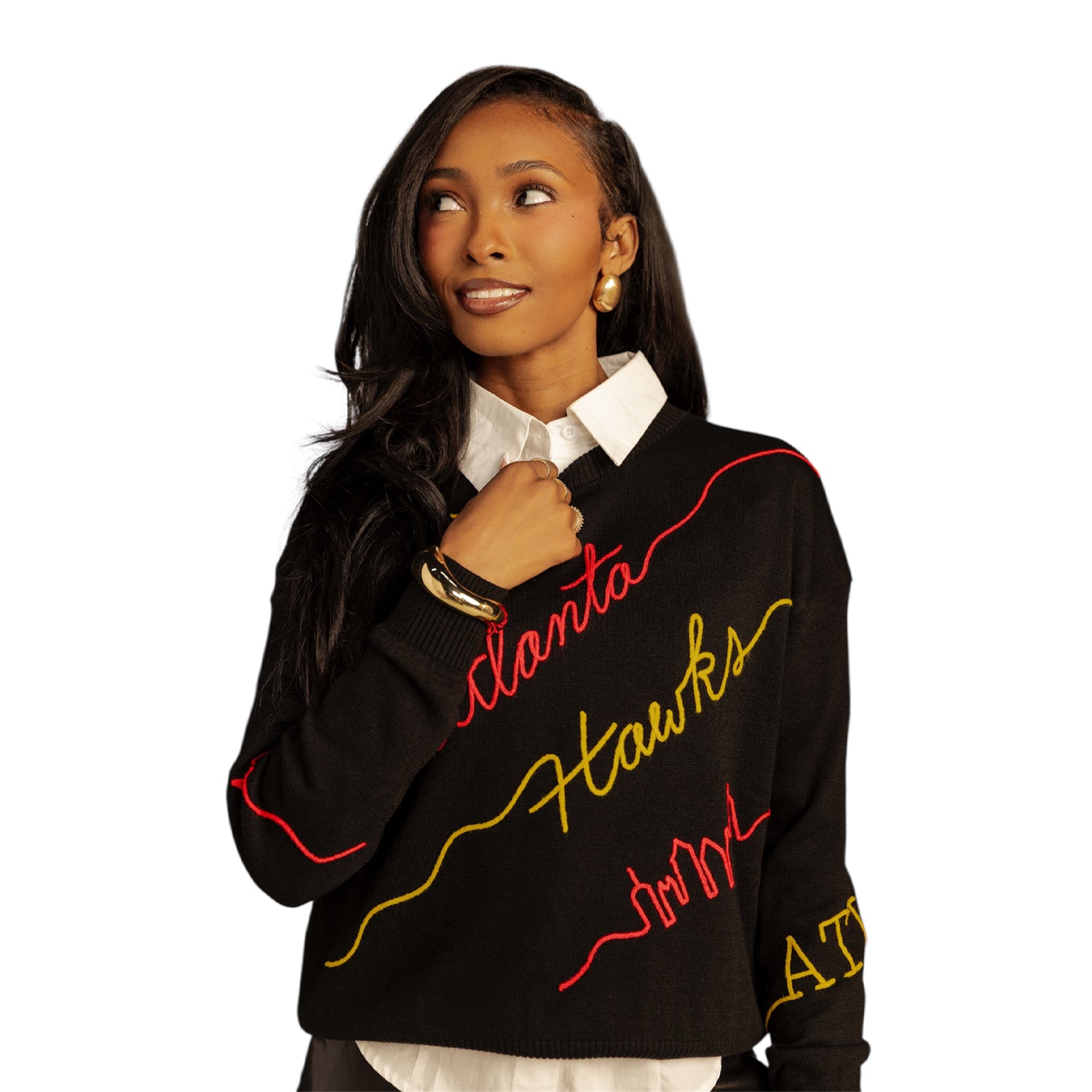 Women's Hawks Statement Love Letter Sweater