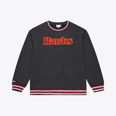 Mitchell & Ness Hawks Winning Streak Fleece Crew