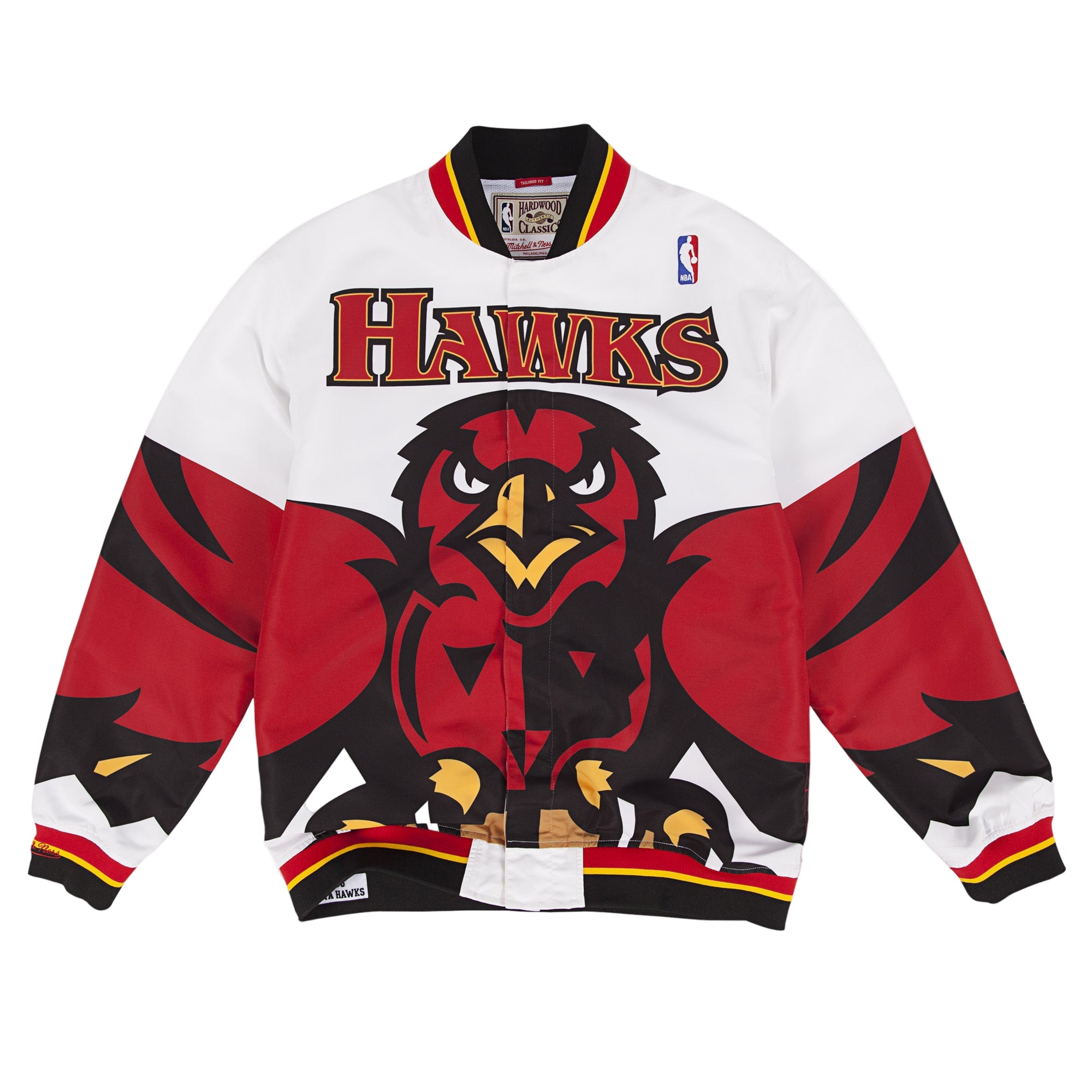 Mitchell & Ness Hawks 95-96 White NBA Warm Up Jacket