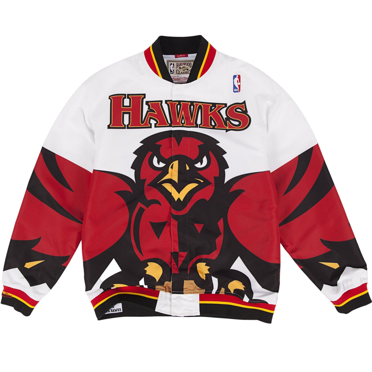 Mitchell & Ness Hawks 95-96 White NBA Warm Up Jacket – Retro Hawks 