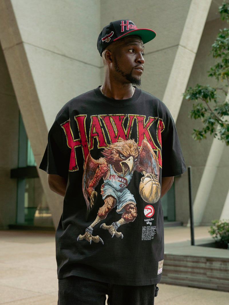 Mitchell & Ness Hawks LRG X NBA Wild Art Tee