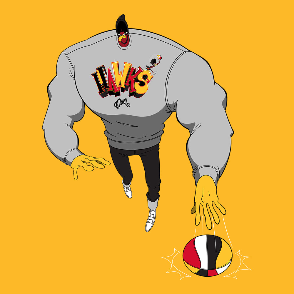 Stadium Essentials Doodlejor Hawks x Chase Sweatshirt