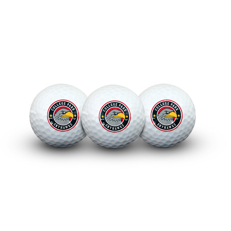 WinCraft Skyhawks 3-Pack Golf Balls