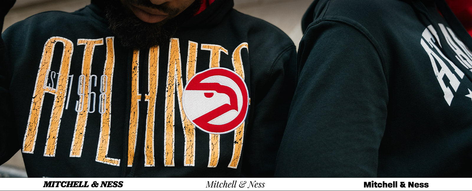 Mitchell & Ness Atlanta Hawks Astro NBA Basketball Swingman Shorts Mens  S NEW
