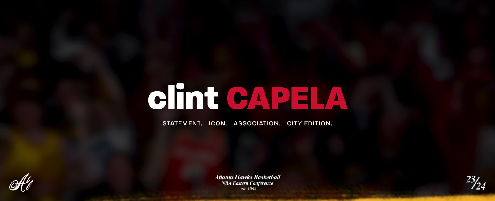 Nike Youth 2021-22 City Edition Atlanta Hawks Clint Capela #15