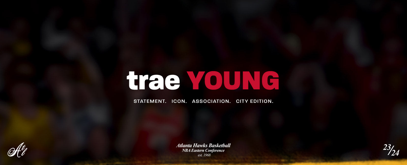 Trae Young Atlanta Hawks Game-Used #11 Black City Edition
