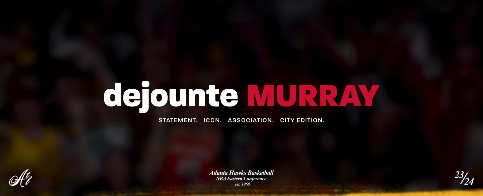 Dejounte Murray Atlanta Hawks Jordan Brand Unisex Swingman Jersey -  Statement Edition - Black