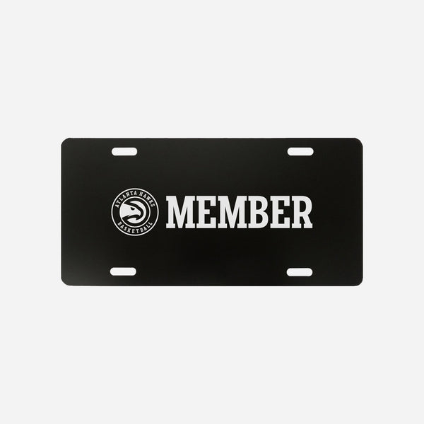 Member Team Steel License Plate