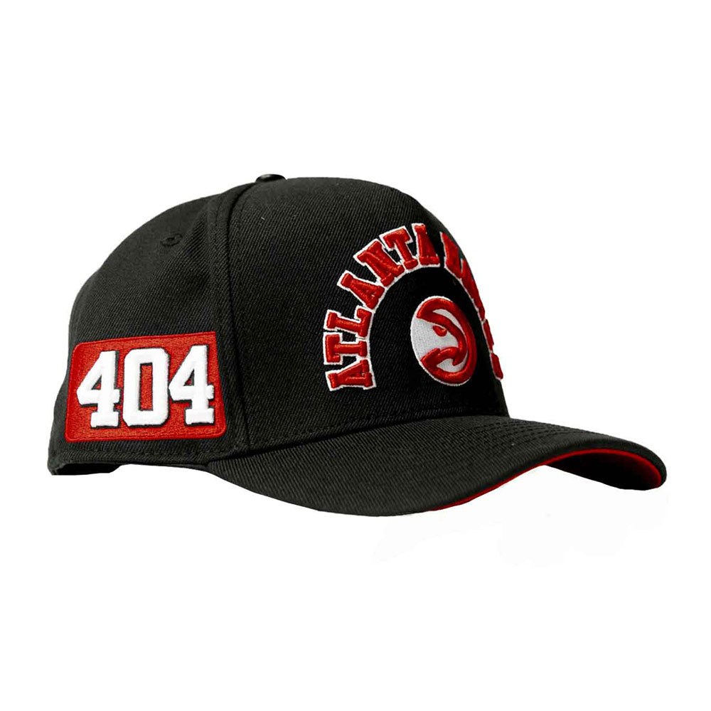 Pro Standard Hawks Black Snapback Curve Visor