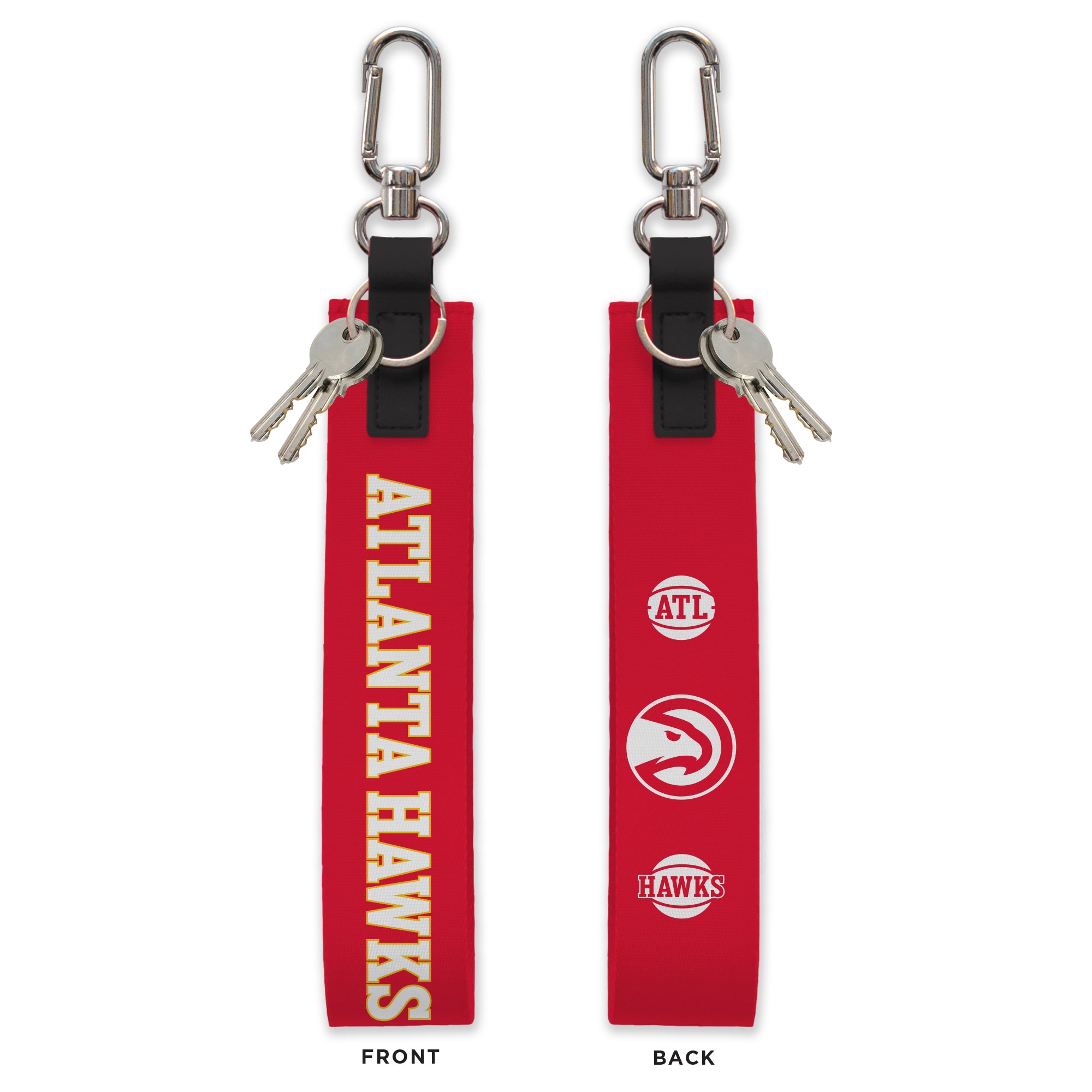 Hawks Oversized Strap Red Keychain