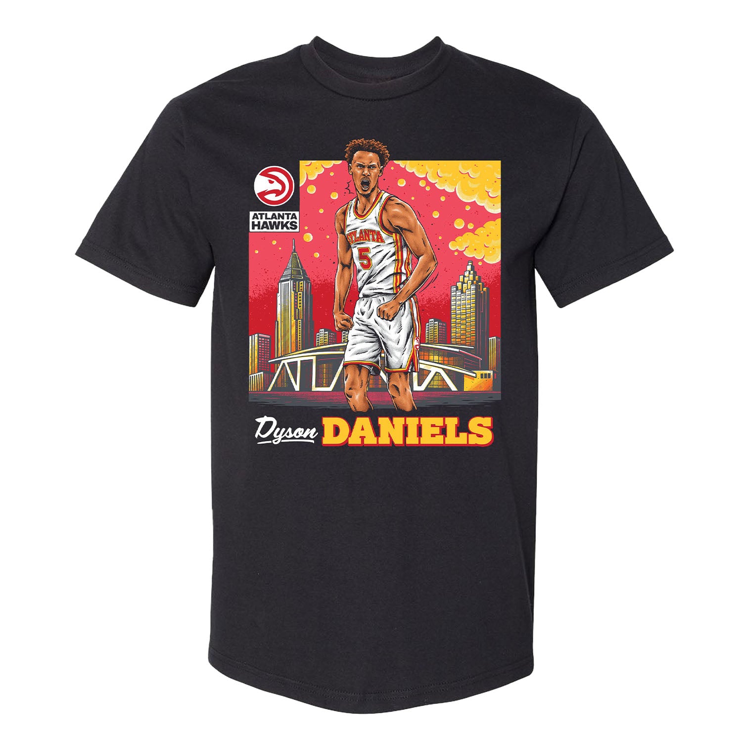 Daniels Black Core Skyline Player Tee