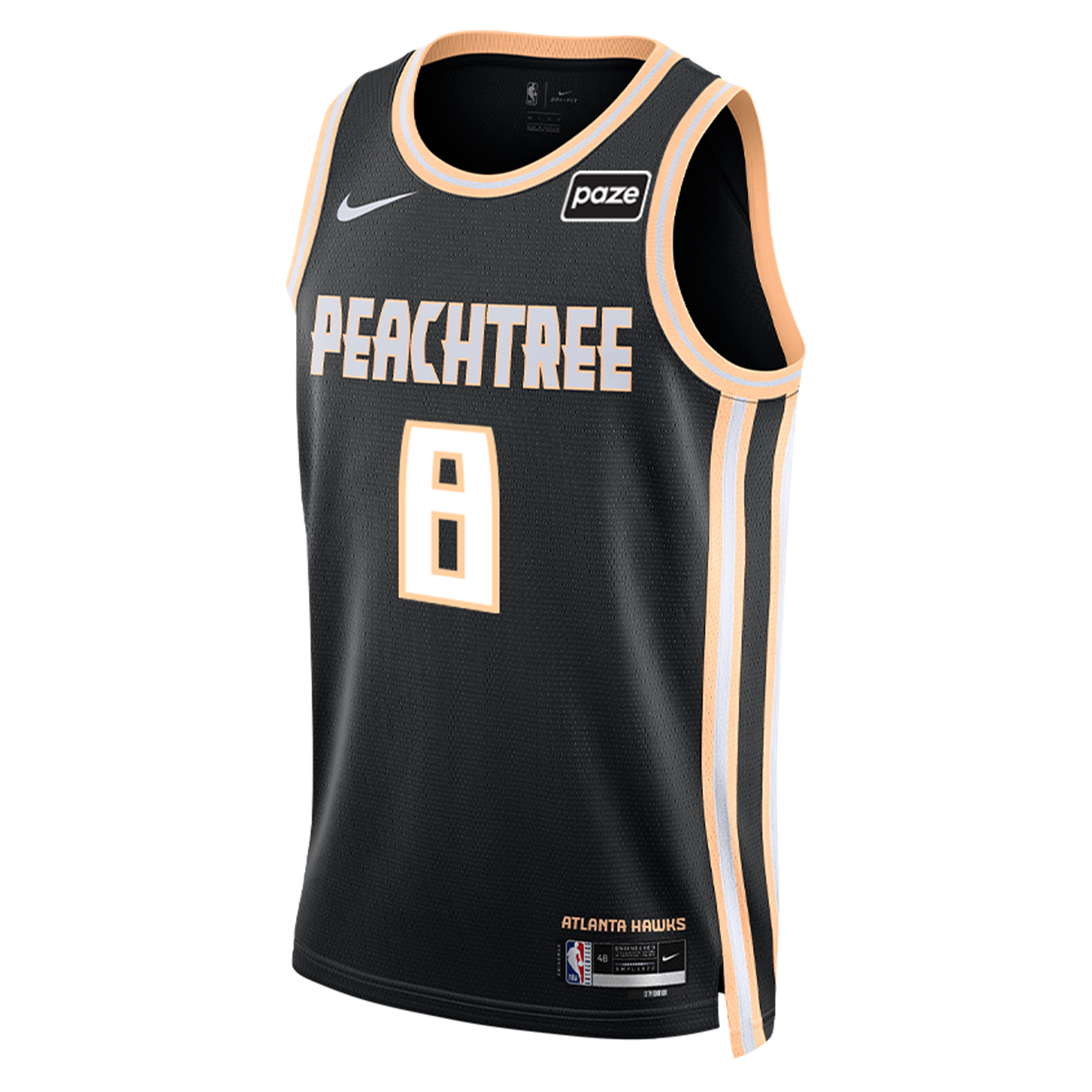 Kristaps Porzingis 25-26 Nike Peachtree City Edition Swingman Jersey
