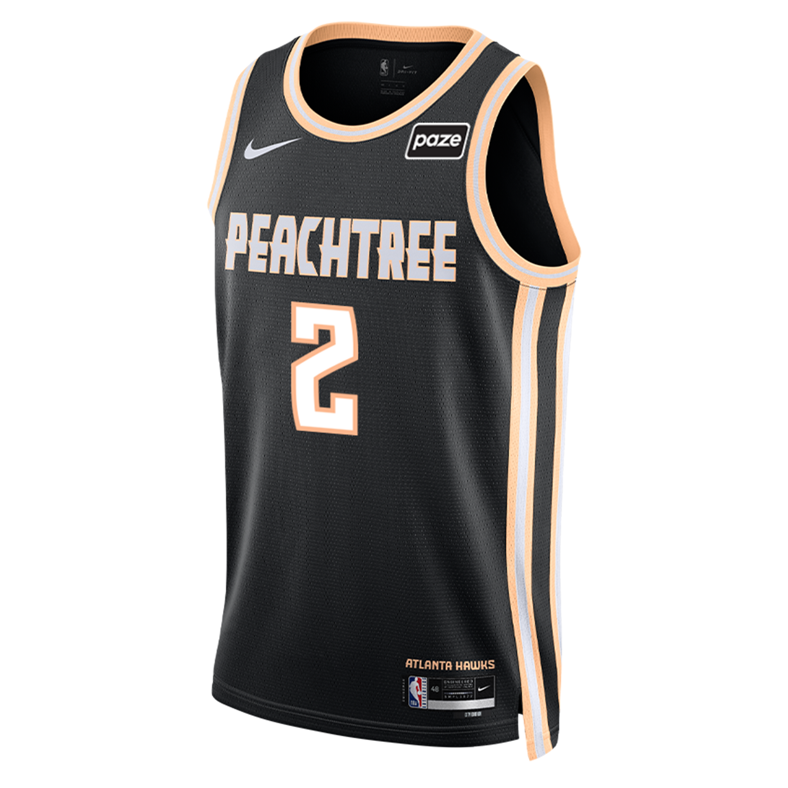 Keaton Wallace 25-26 Nike Peachtree City Edition Swingman Jersey