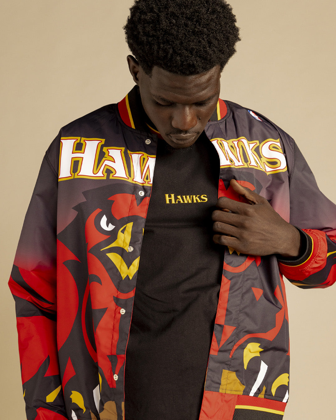 Mitchell & Ness Hawks Team Origins Windbreaker Jacket
