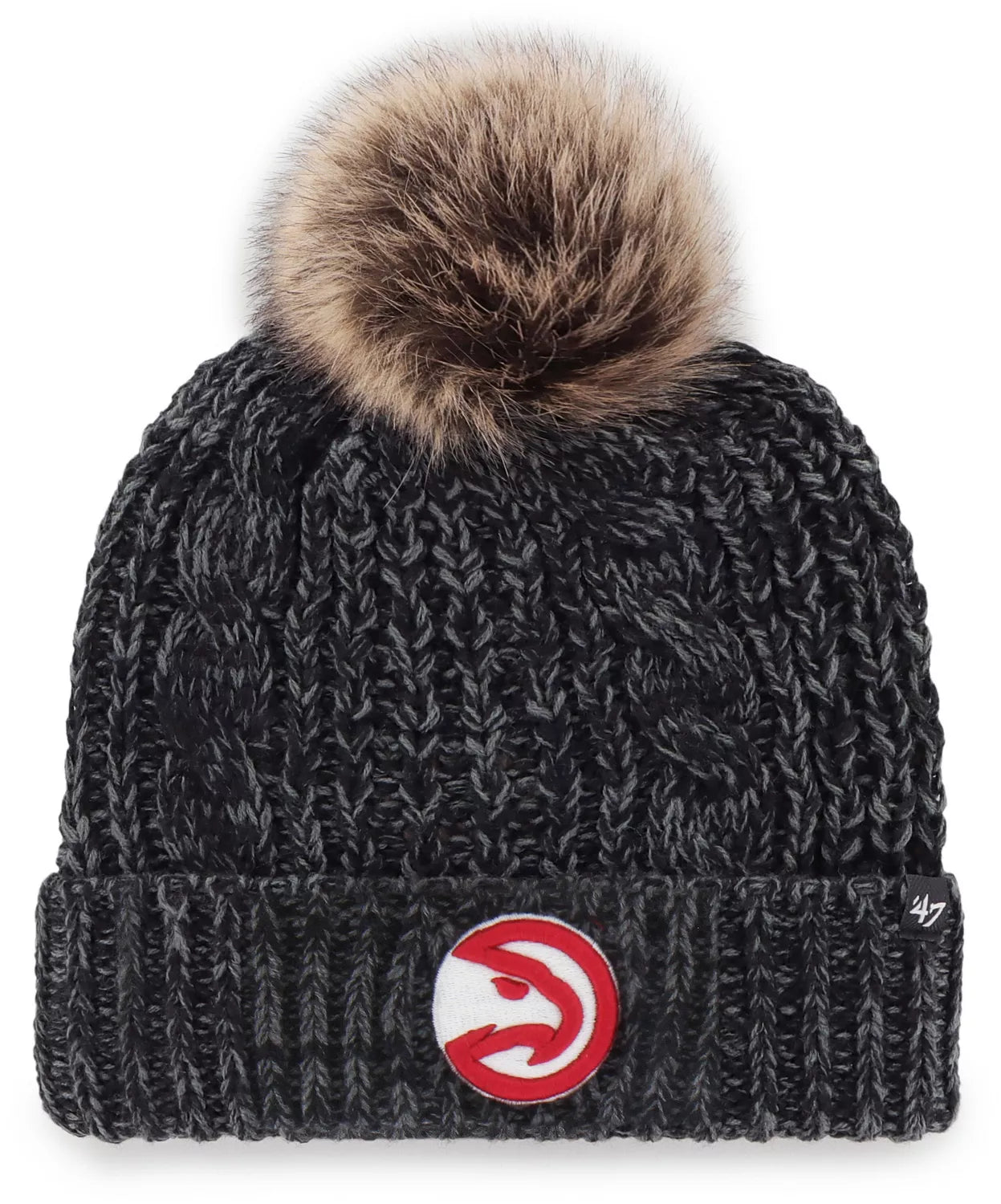 47 Brand Hawks Black Meeko Cuff Knit