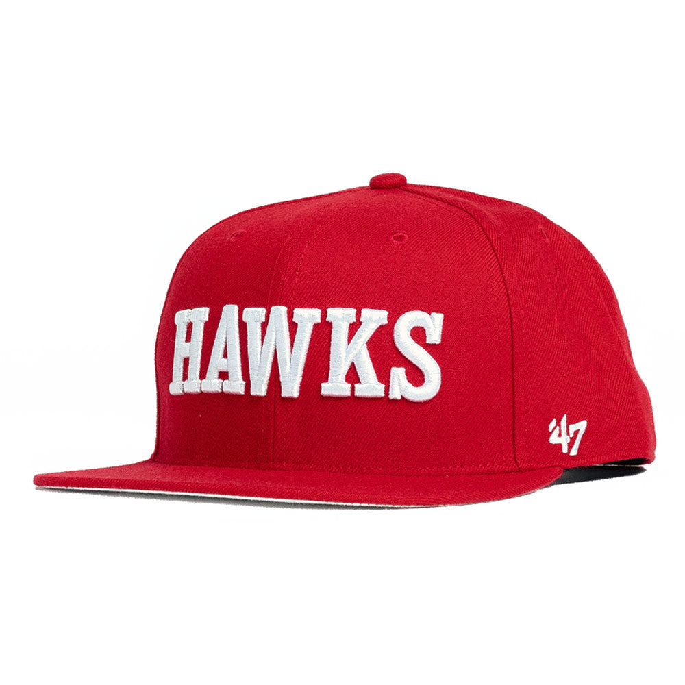 '47 Brand Hawks No Shot Wordmark Snapback