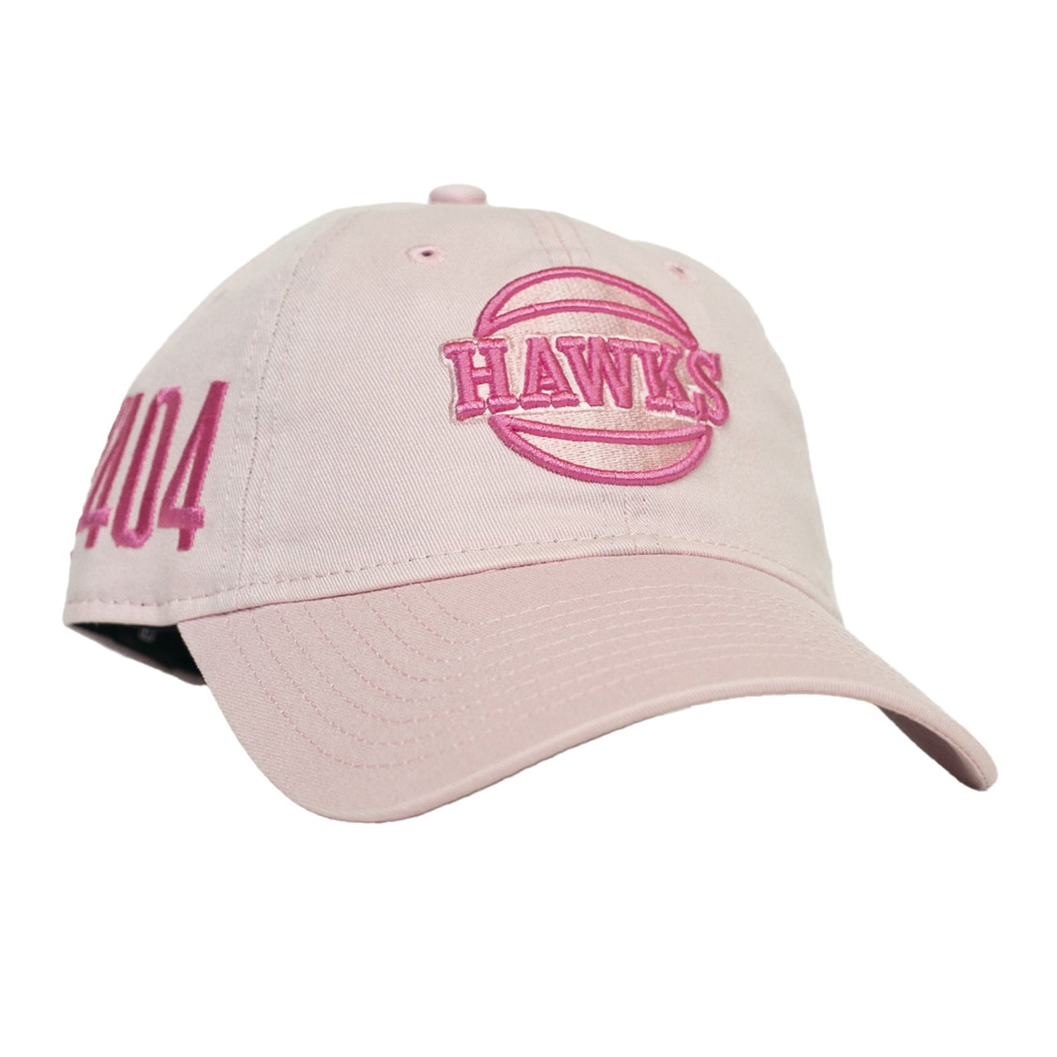 New Era Hawks Mono Pink 404 Dad Hat