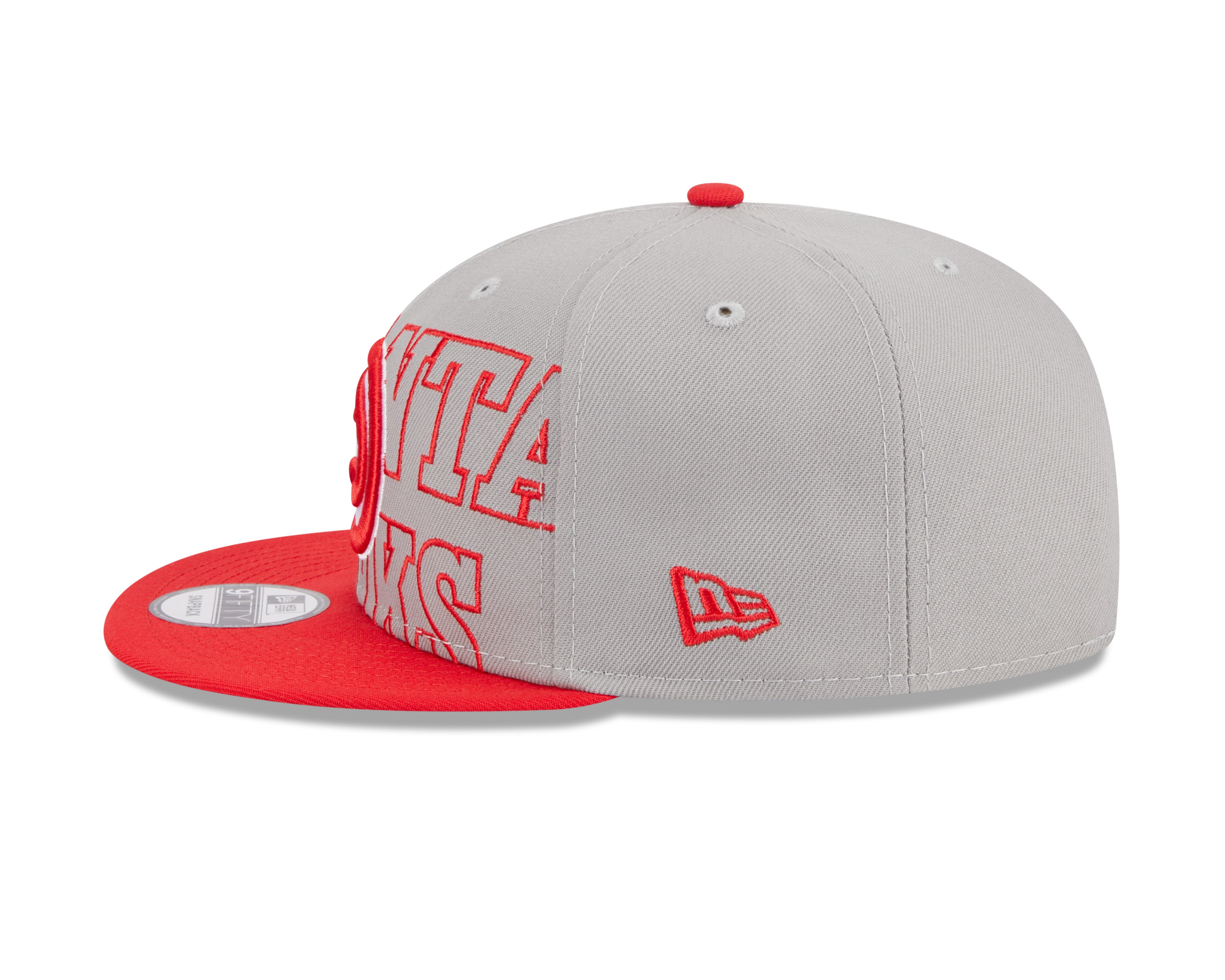 New Era Hawks 2023 NBA Grey Draft 9FIFTY Snapback