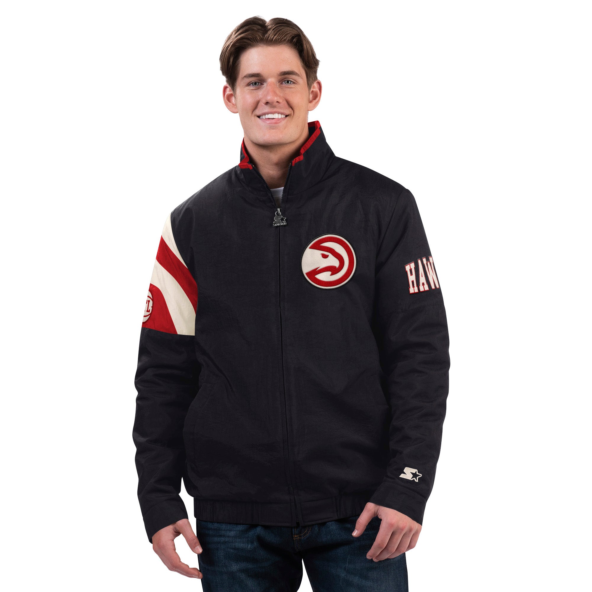 Starter Hawks Zone Blitz Full Zip Jacket