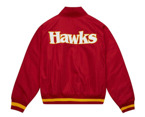 Melody Ensani x Hawks Chenille Logo Satin Jacket
