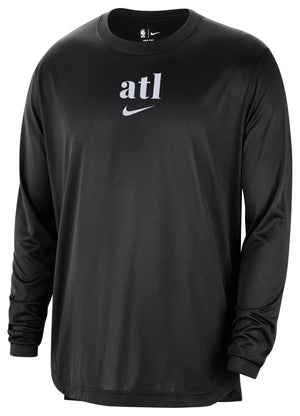 Youth Nike Fly Dri-Fit LS Pregame Tee