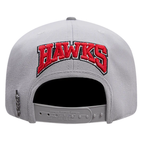 Pro Standard Hawks Grey Crest Emblem Snapback