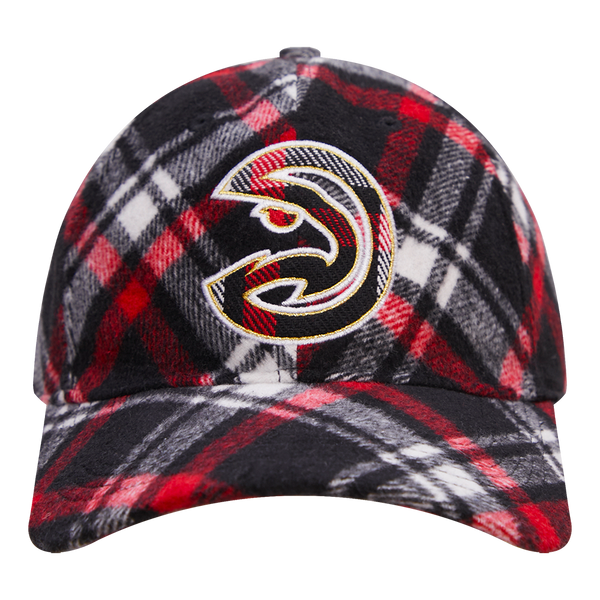 Pro Standard Hawks Plaid Logo Dad Hat