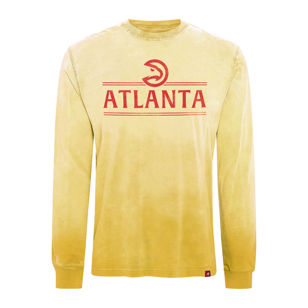 Sportiqe Hawks Sunrise Faded LS Tee