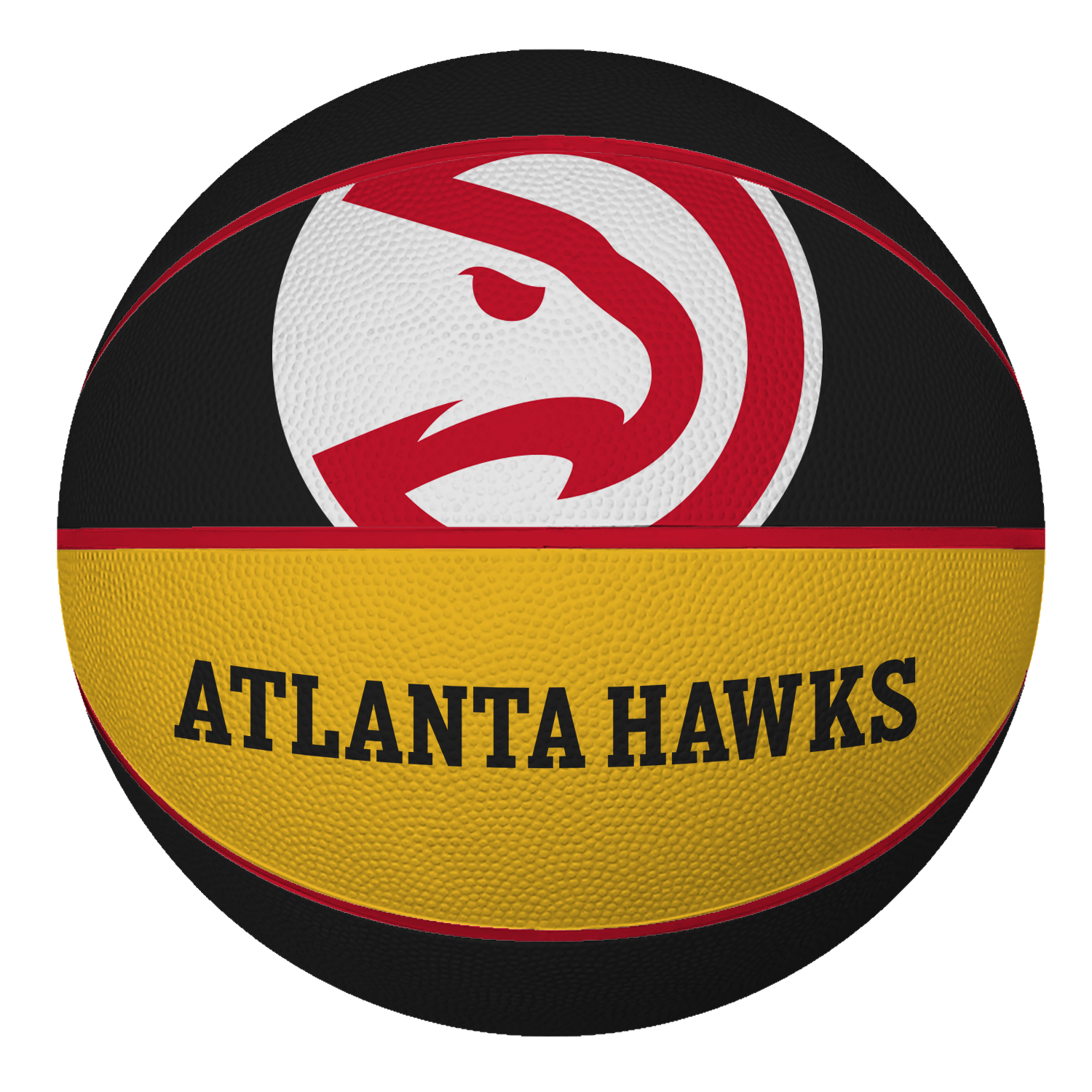 Hawks Four Logo Full Size Basketball