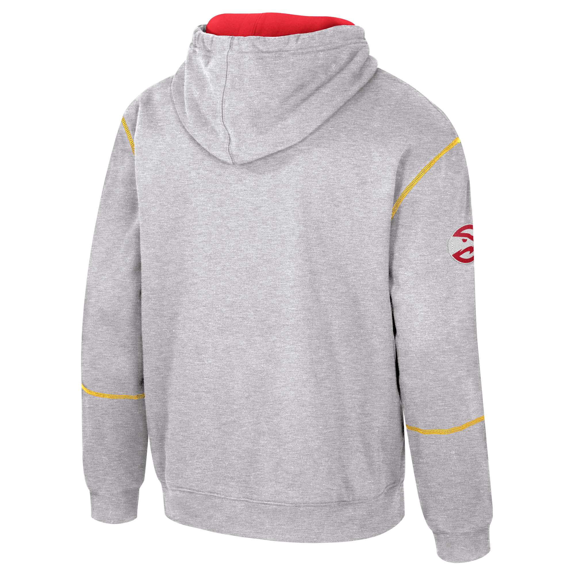 Stadium Essentials Hawks ATL Wordmark Grey Hoodie