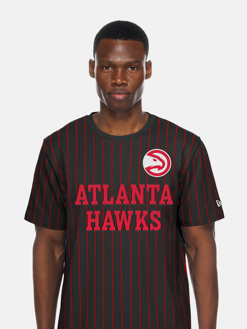 New Era Hawks Evo Throwback Striped Tee
