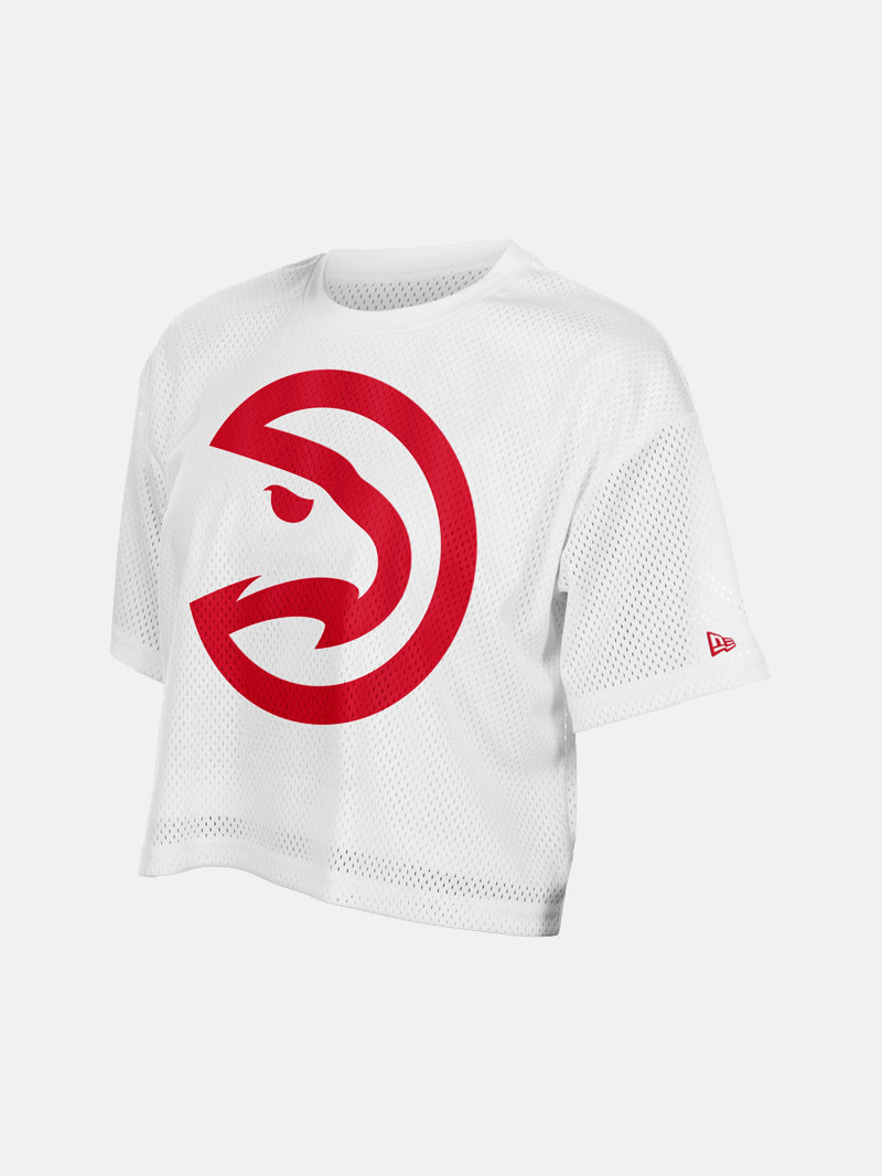 Women's New Era Hawks Big Evo Cropped Tee