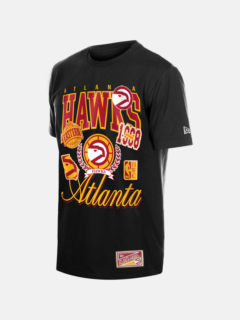 New Era Hawks Vintage Script Throwback Tee
