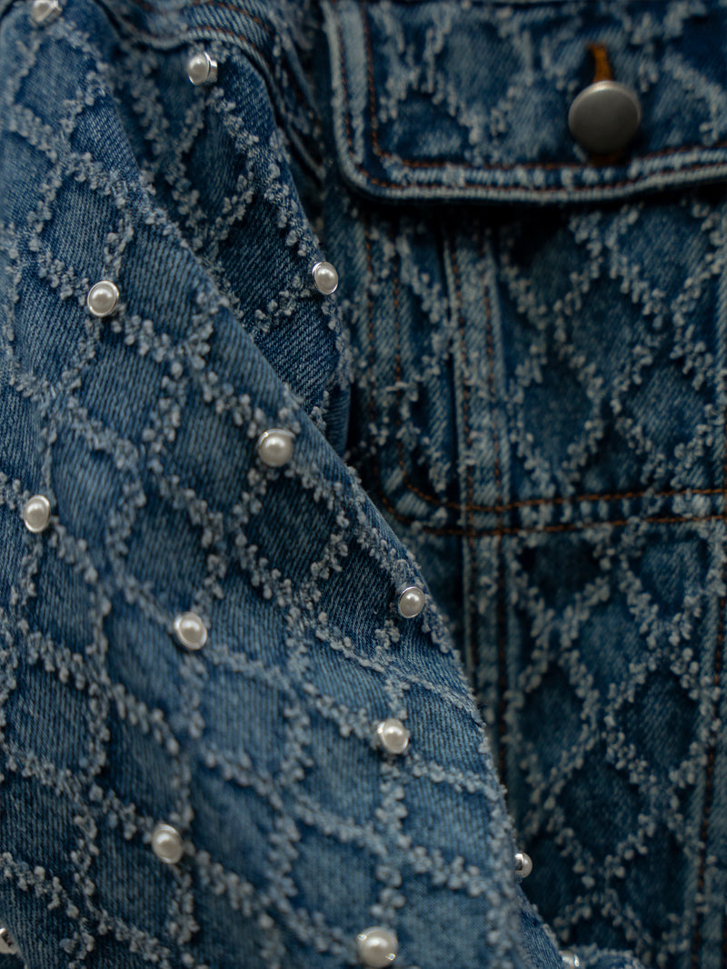 Women's G3 Hawks Major League Denim Jacket