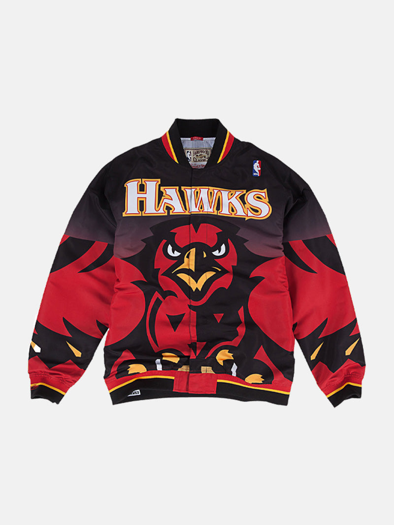 Mitchell & Ness Hawks 95-96 Black Warm Up Jacket