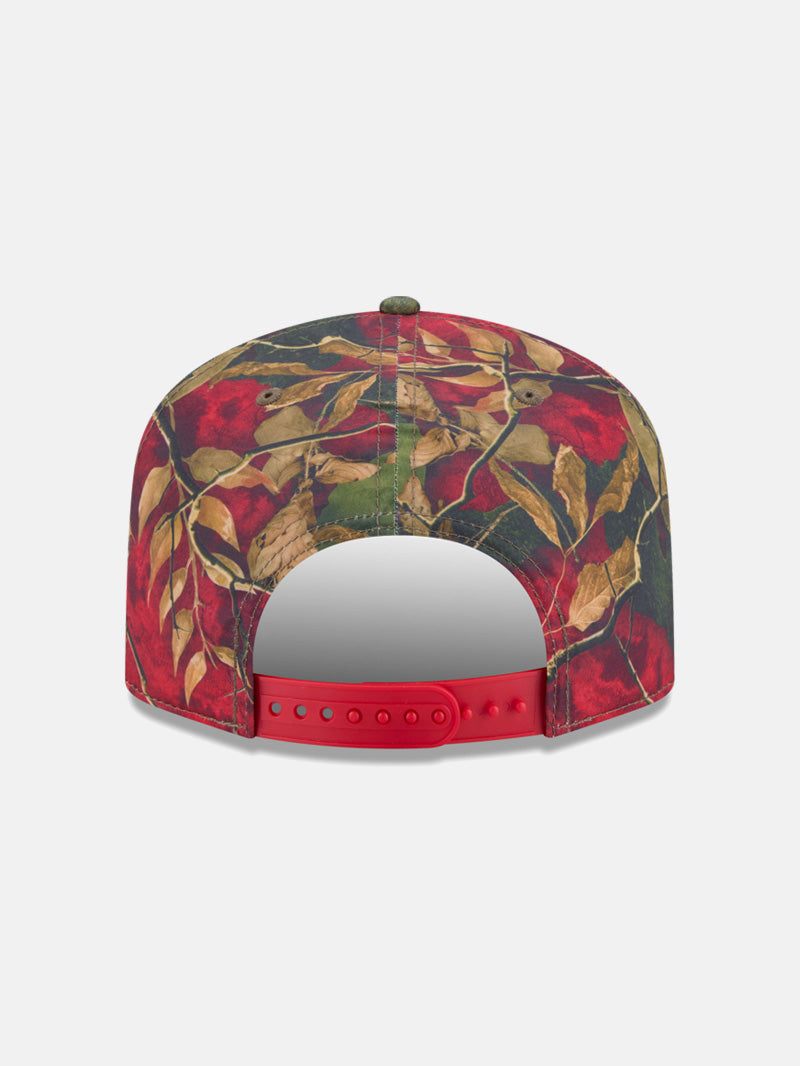 New Era Hawks Red Bill Leaves Snapback