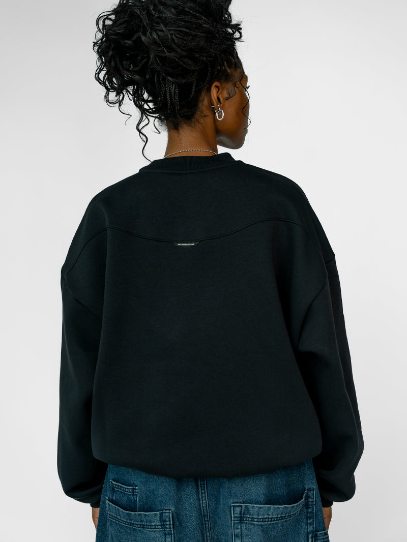 Nike Hawks MNK Black Wordmark Fleece Crew