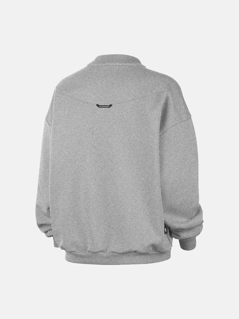 Nike Hawks Grey Wordmark Fleece Crew