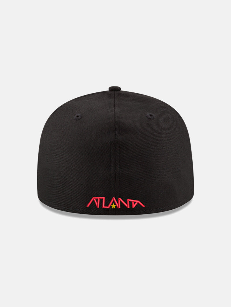 New Era Hawks Bird Logo Black Fitted Hat