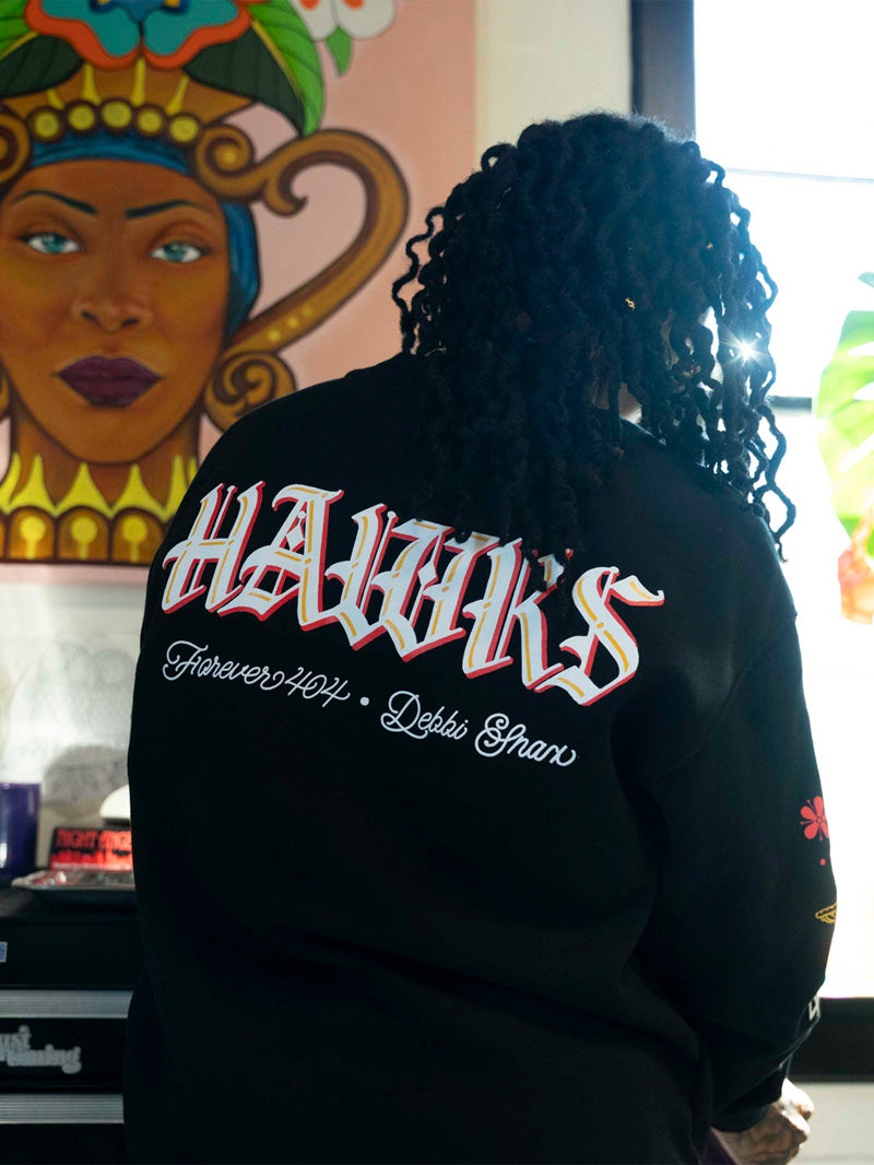Atlanta Hawks x Debbi Snax Crewneck