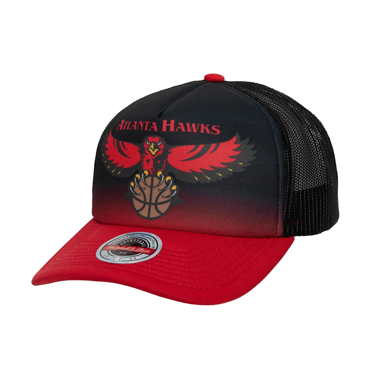 Mitchell & Ness Hawks HWC Jersey Hook Trucker Hat