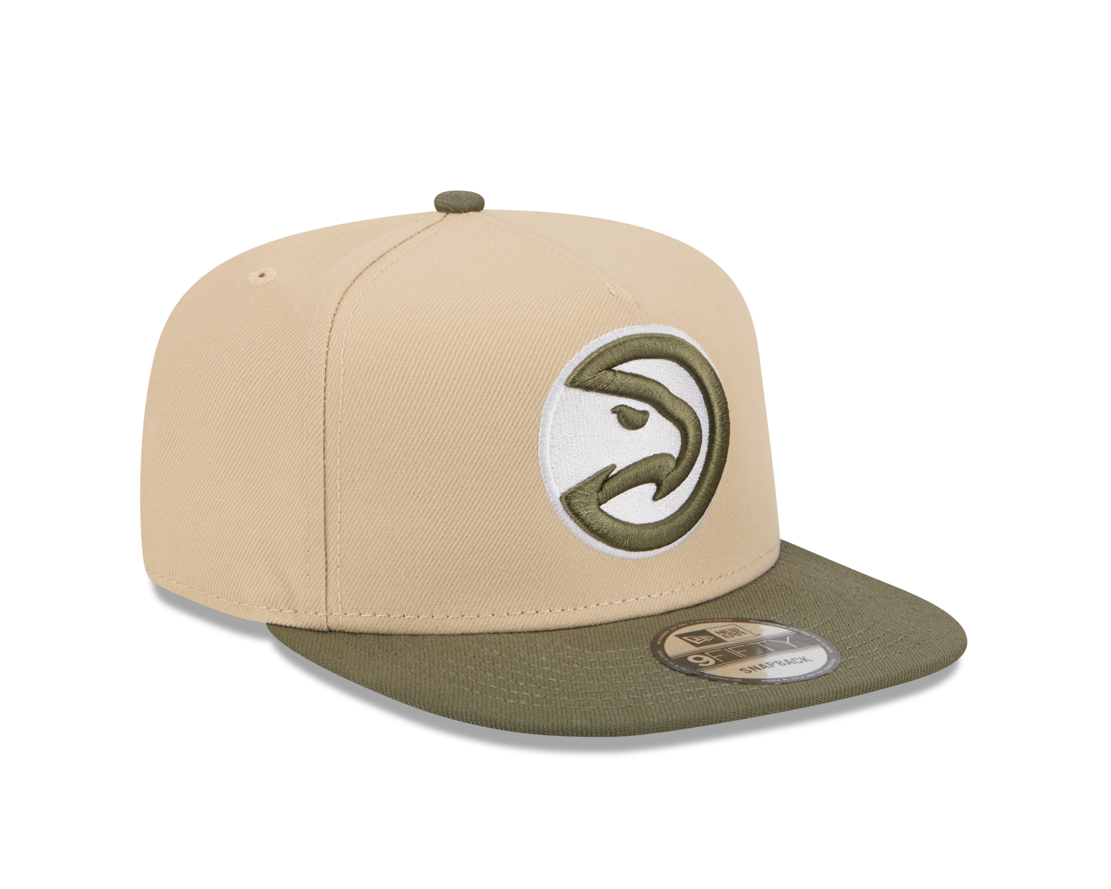 New Era Hawks 2Tone Khaki Olive Snapback