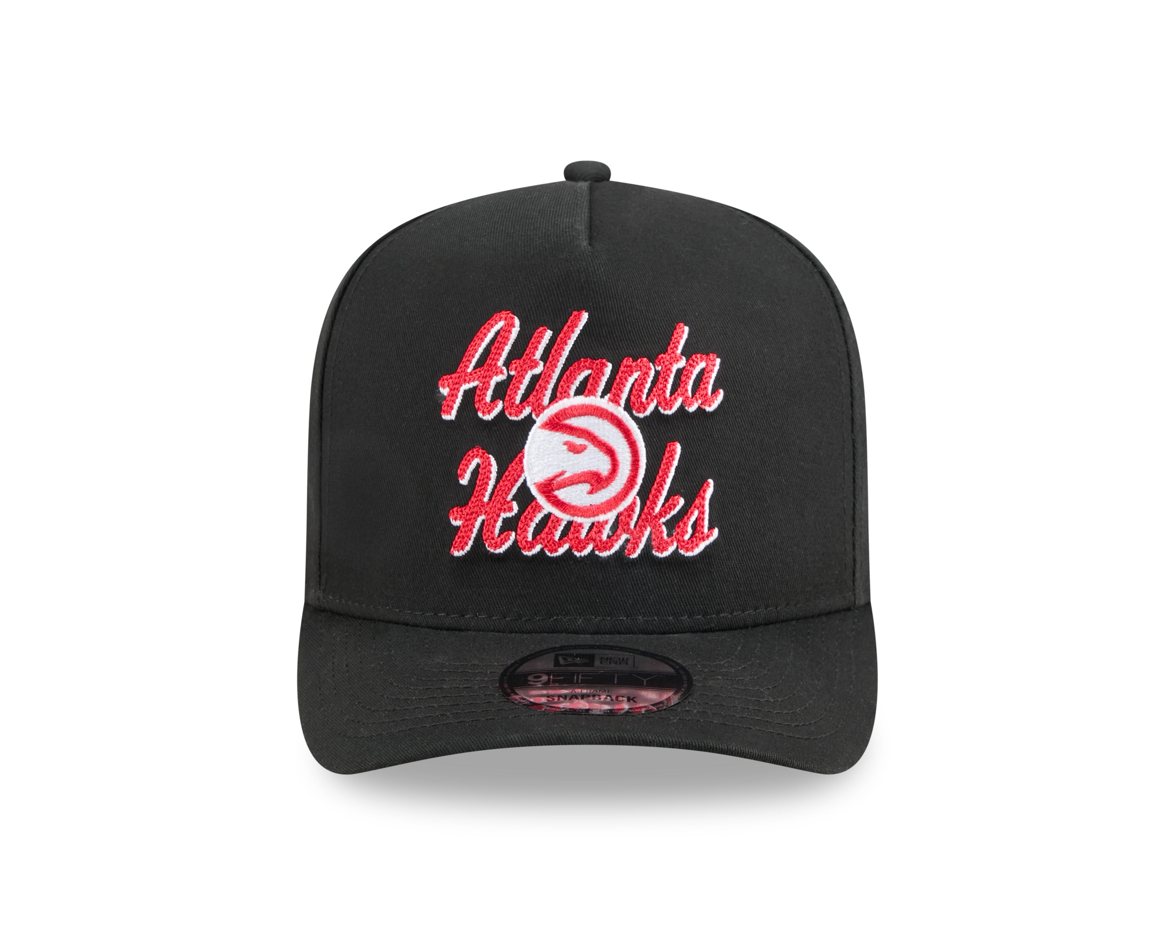 New Era Hawks Chainstitch Black Snapback