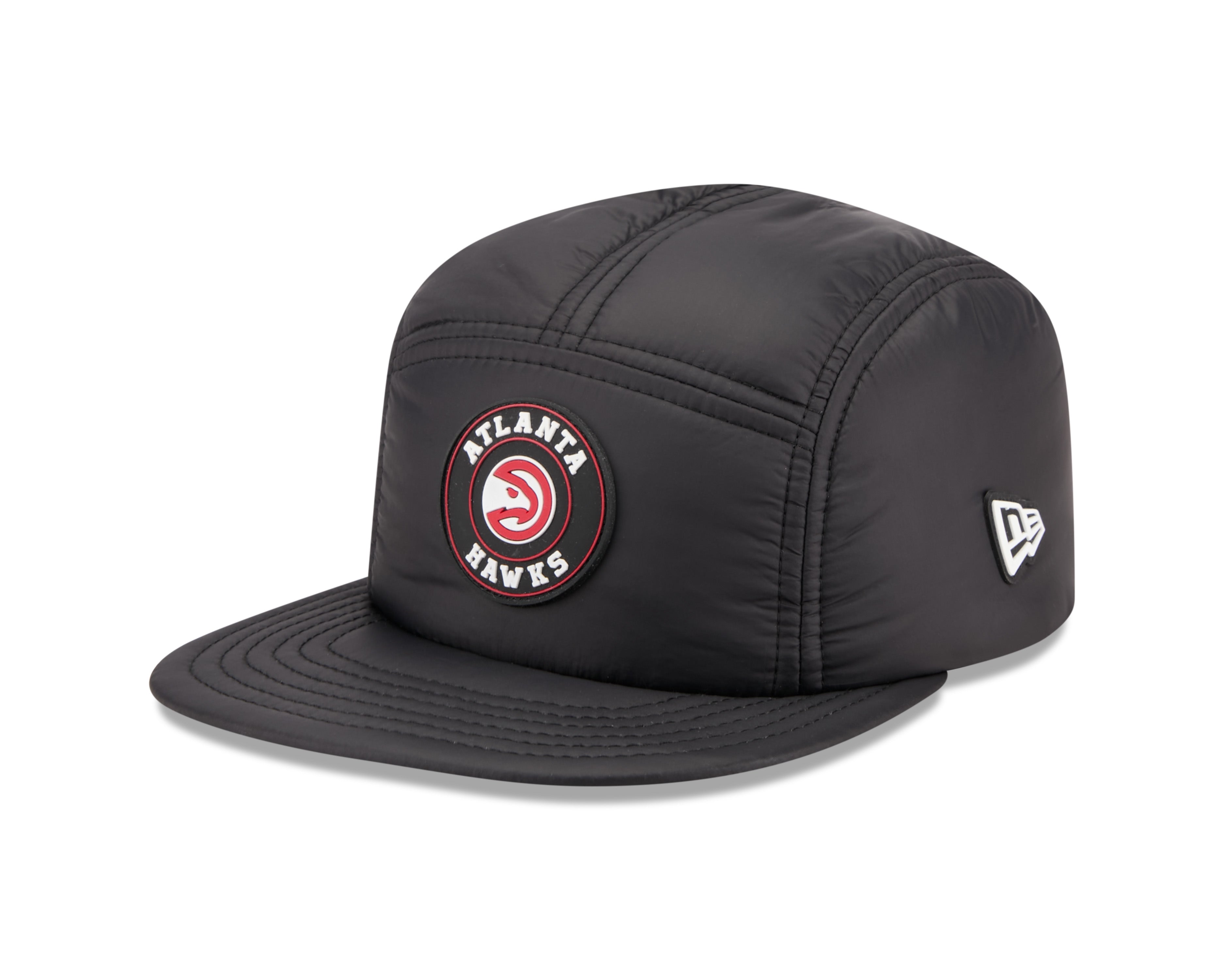 New Era Hawks Black Quilted Camper Hat