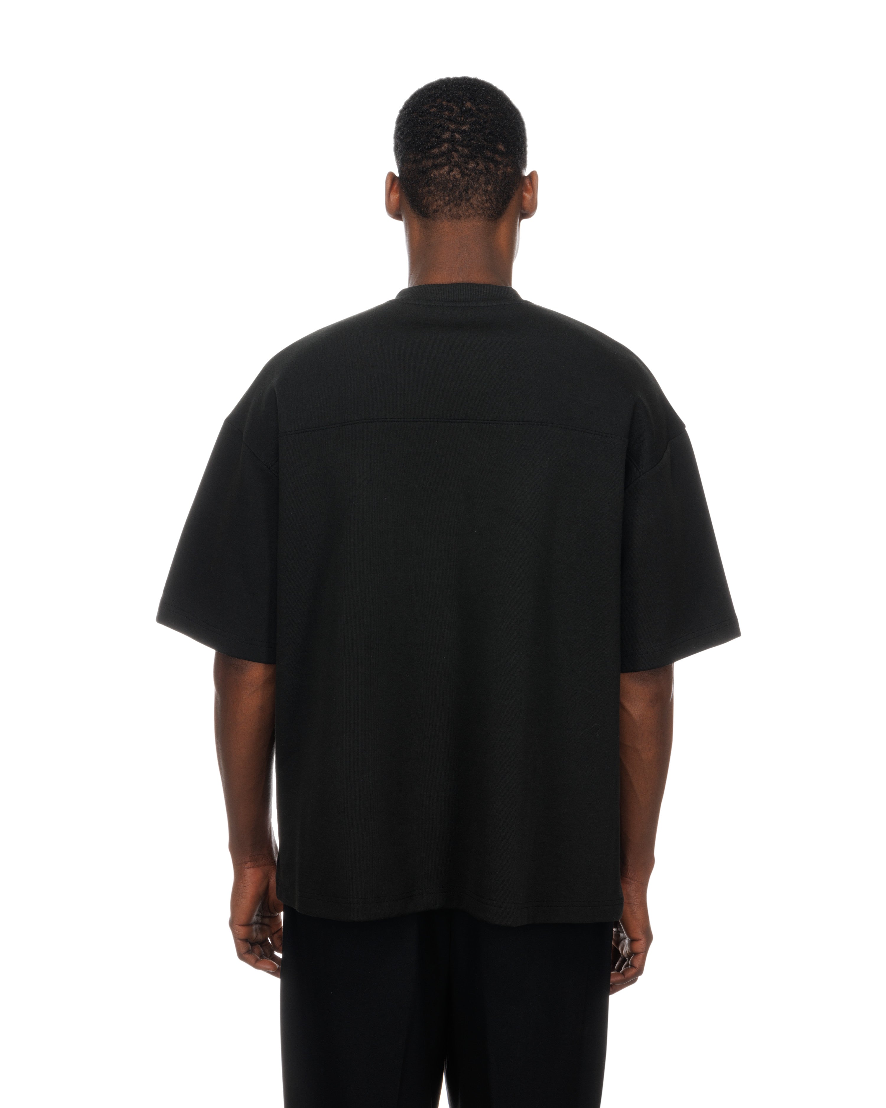 New Era Hawks Wordmark Black Throwback Tee