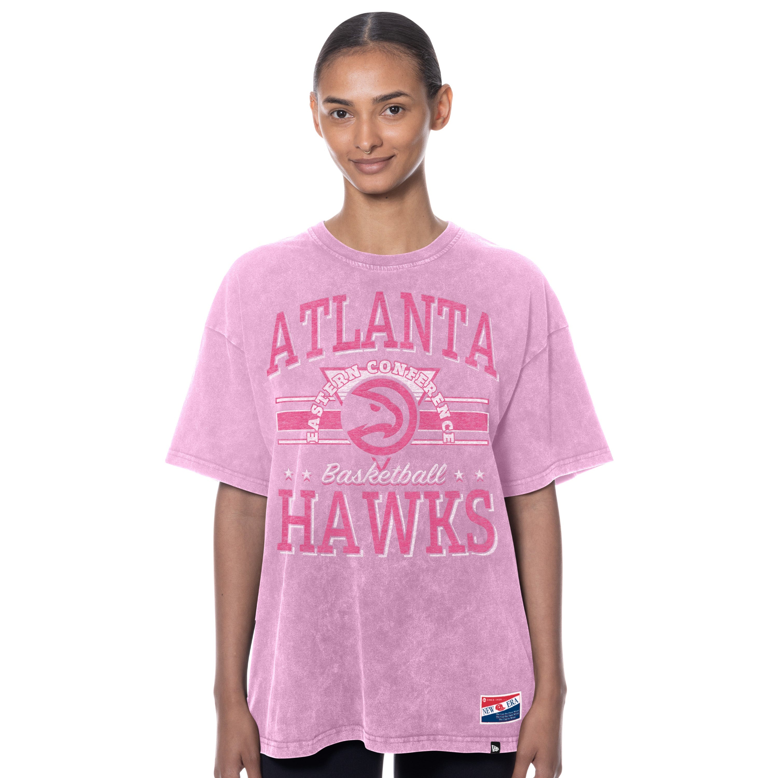 Women's New Era Hawks Vintage Wordmark Tee