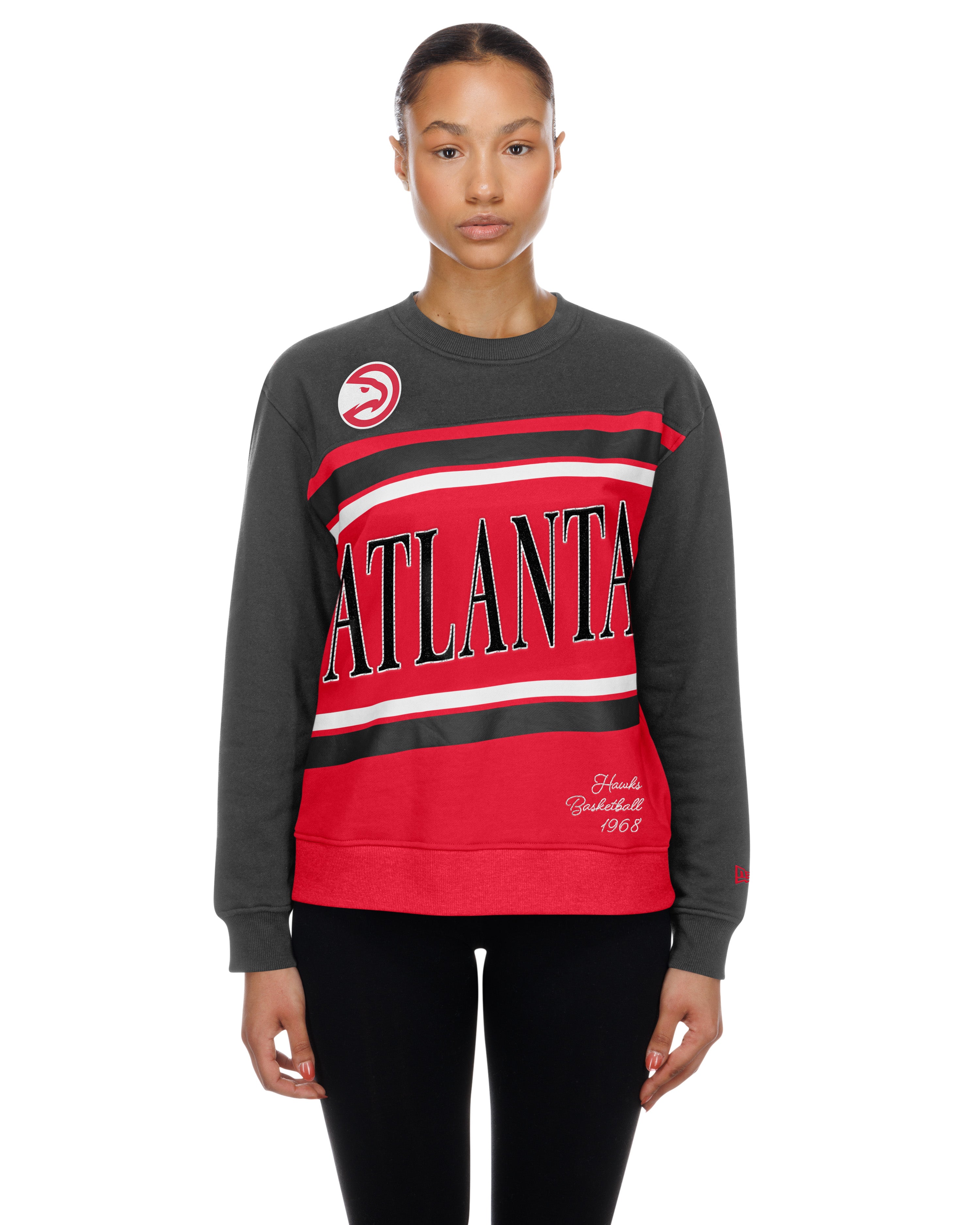Women's New Era Hawks Wordmark Crewneck